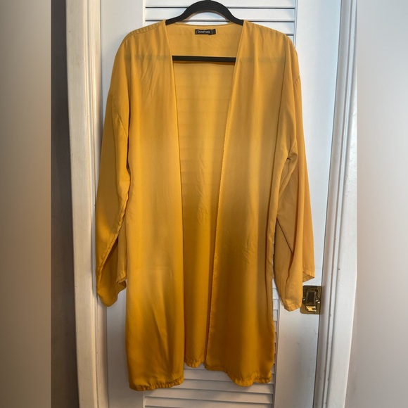 Boohoo Tops - Boohoo Chiffon Duster Kimono/Cardigan-Nearly Sheer. size M/L